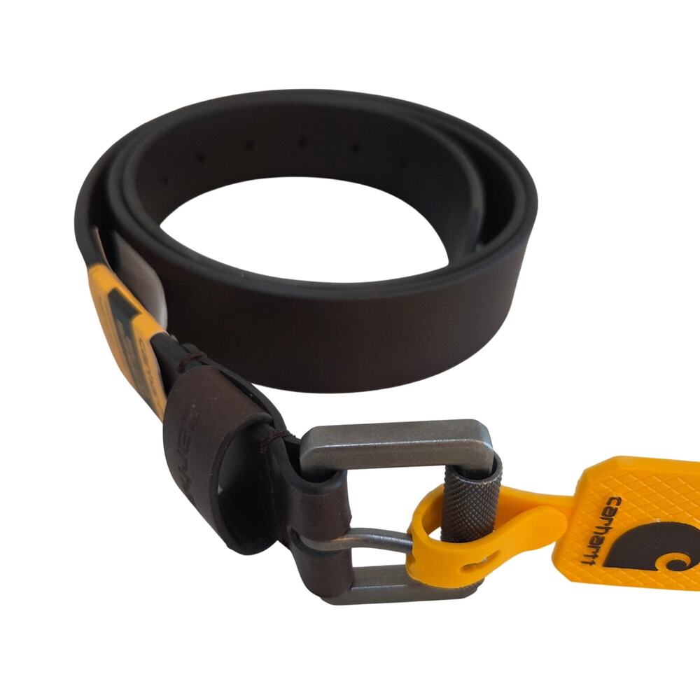 NWT 1.5 inch Fulll Grain Brindle Leather CARHART Roller Belt Size 46
